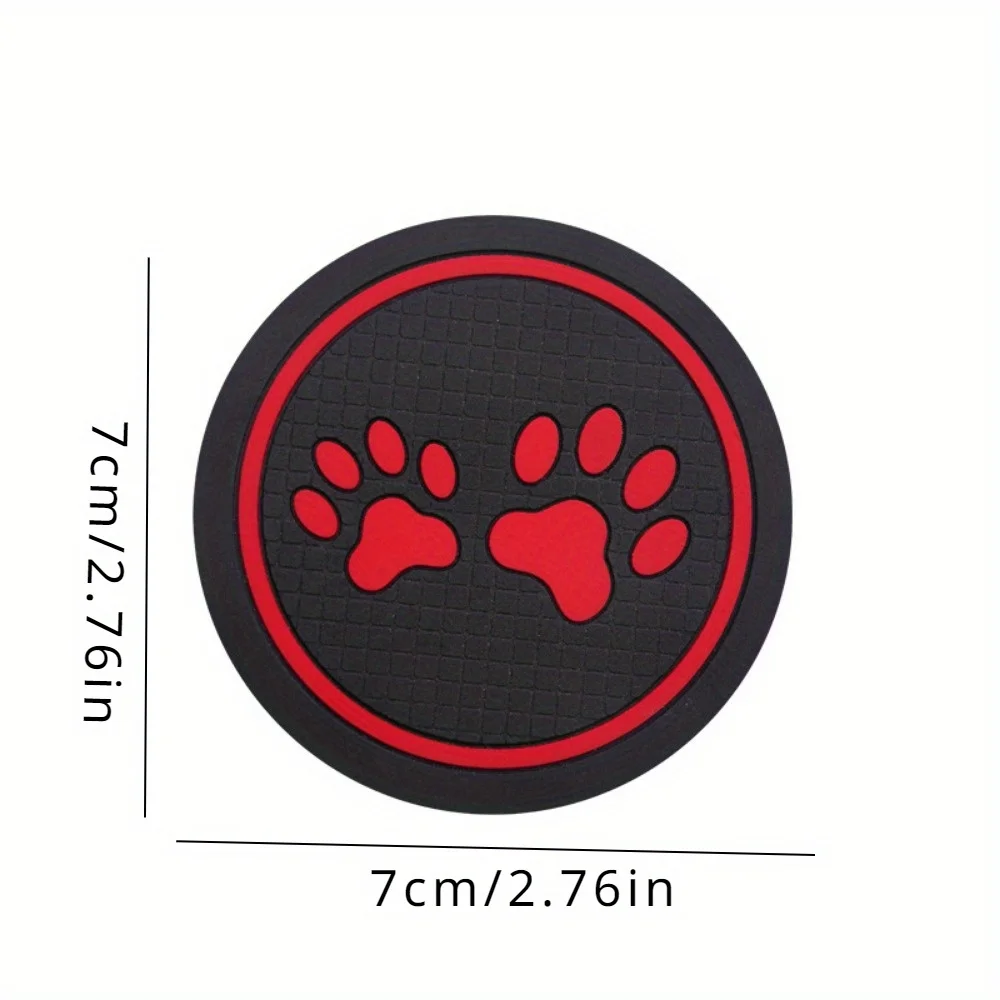 1 قطعة وسادة كأس الماء للسيارة غير قابلة للانزلاق لحامل الزجاجة كوستر السيارات الداخلية المضادة للانزلاق حاملي الأكواب #6