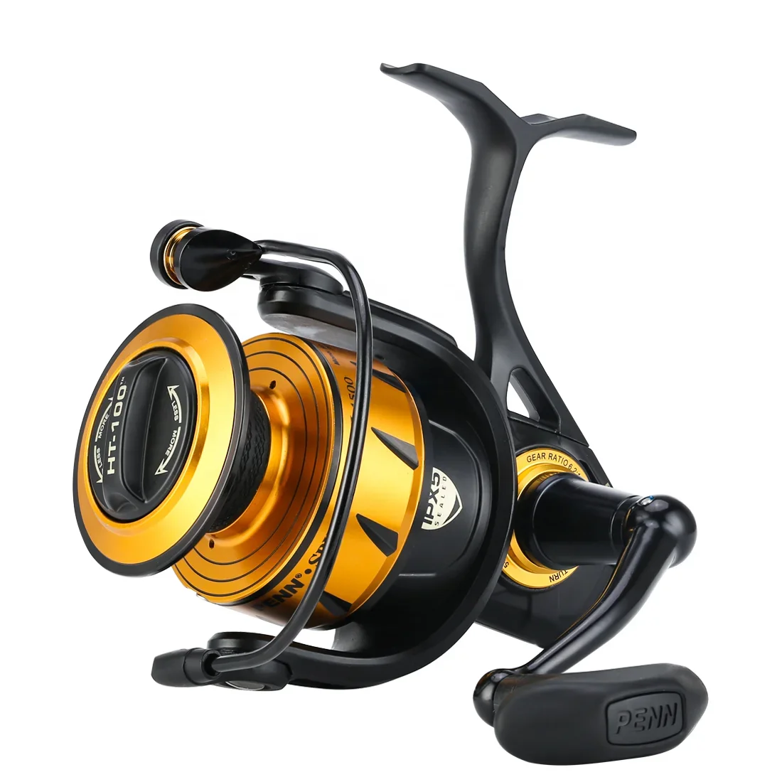 VI SSVI 2500-10500 5+1bb Full Metal Body Spinning Fishing Reel 5+1BB IPX5 Sealed Design HT-100 Saltwater Reel