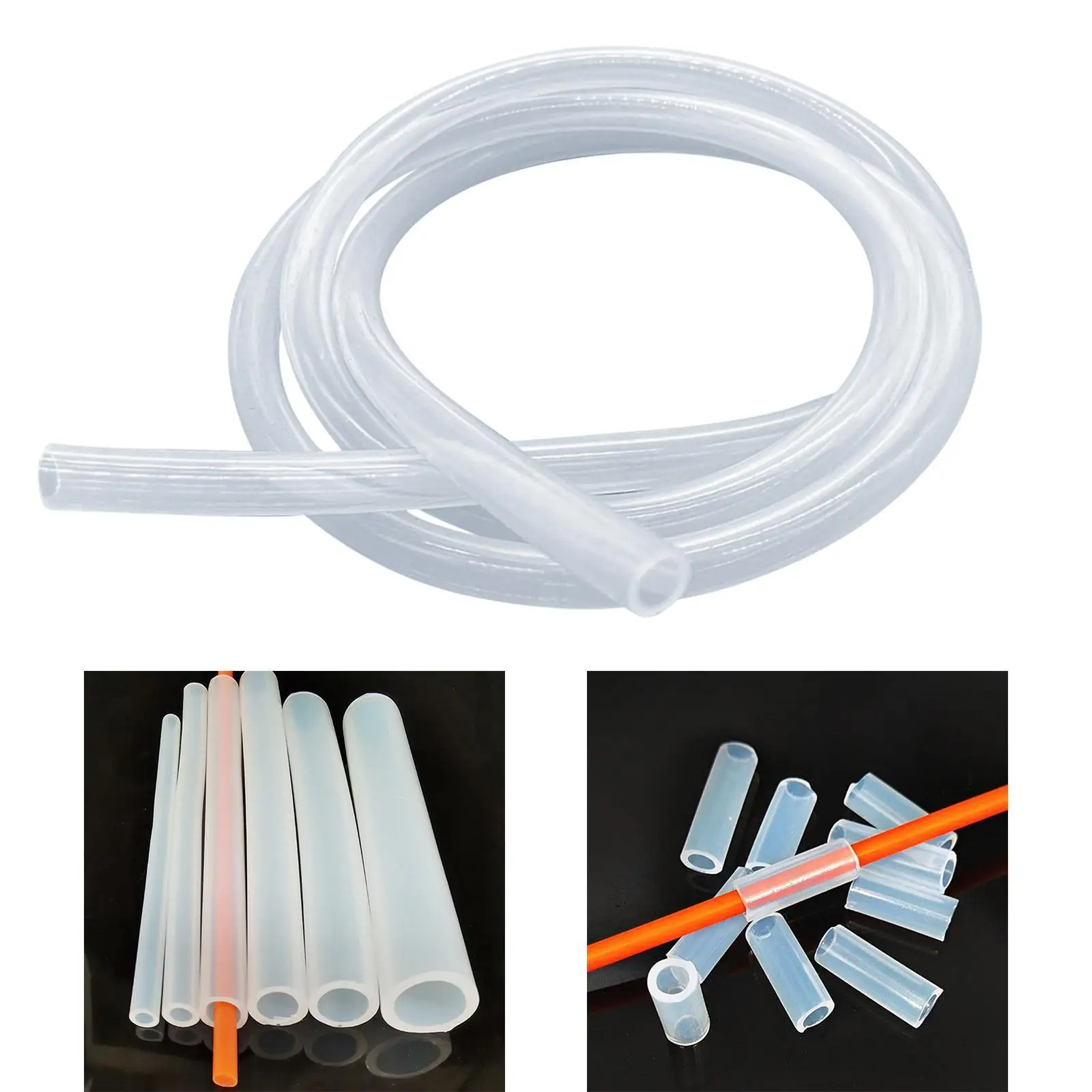 1 Meter Clear Silicone RC Car Tube Flexible Peristaltic Pump Hose Durable Lightweight Lab Tubing