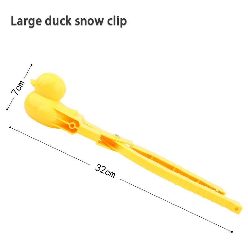 Outdoor Snowball Battle Animal Duck Love shaped Snowball Making Clip Children's Plastic Snowball Artifact Fun Sports Game Toy