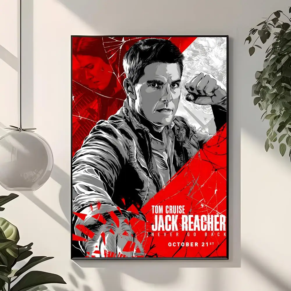 Thrilling Novel J-Jack Reacher Poster  Classic Home Interior Design & Modern Wall Decor Art Collection