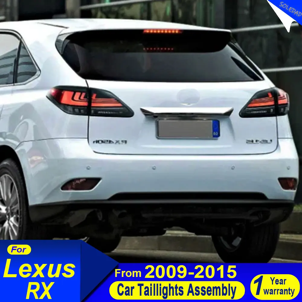 Car Tail Light For Lexus RX270 RX330 RX350 2009 2010 2011-2015 Taillight Rear Running Light Brake Reverse Dynamic Turn Signal view 2