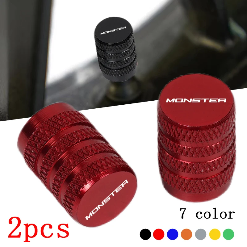 Motorcycle Accessories CNC Wheel Tire Valve Caps Cover Plug For Ducati Monster 600 620 696 796 797 821 937 950 1200/s 1100 SP