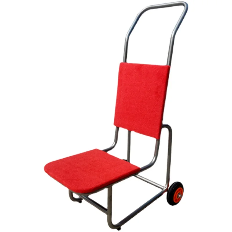 

Hotel chair transport cart Banquet restaurant Metal VIP aluminum alloy special chair Wedding pull cart