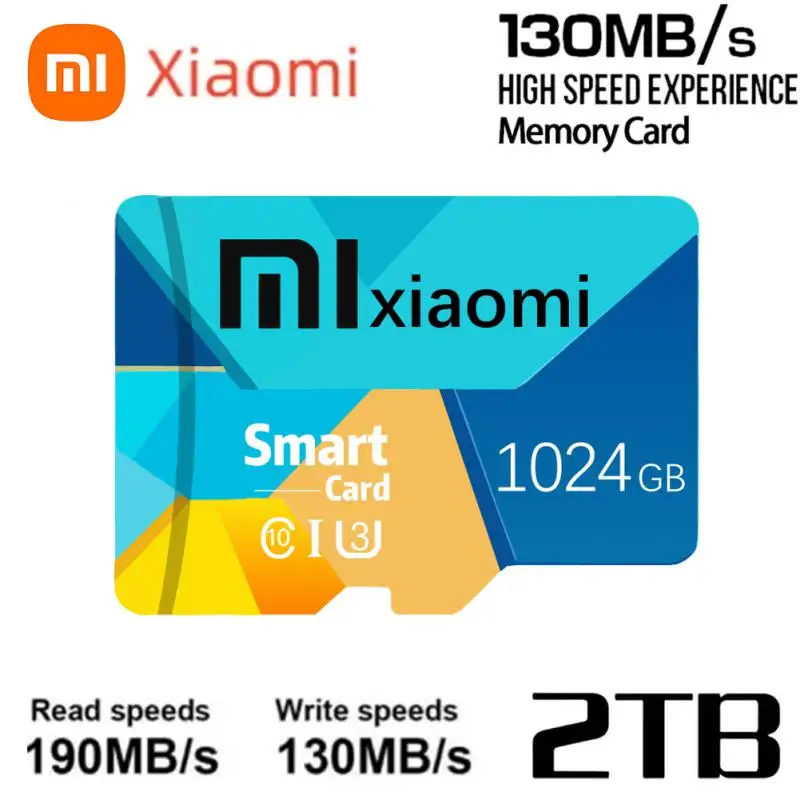 Xiaomi-Carte mémoire haute vitesse, Micro TF, Carte SD, 1 To, 2 To, 512 Go, 256 Go, 128 Go, V60, U3, Carte TF pour Nintendo Switch, PS4