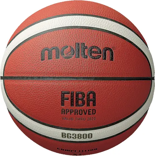 Serie Molten BG3800, baloncesto interior/exterior, tamaño 7,6, diseño de 2 tonos, modelo: baloncesto BG3800