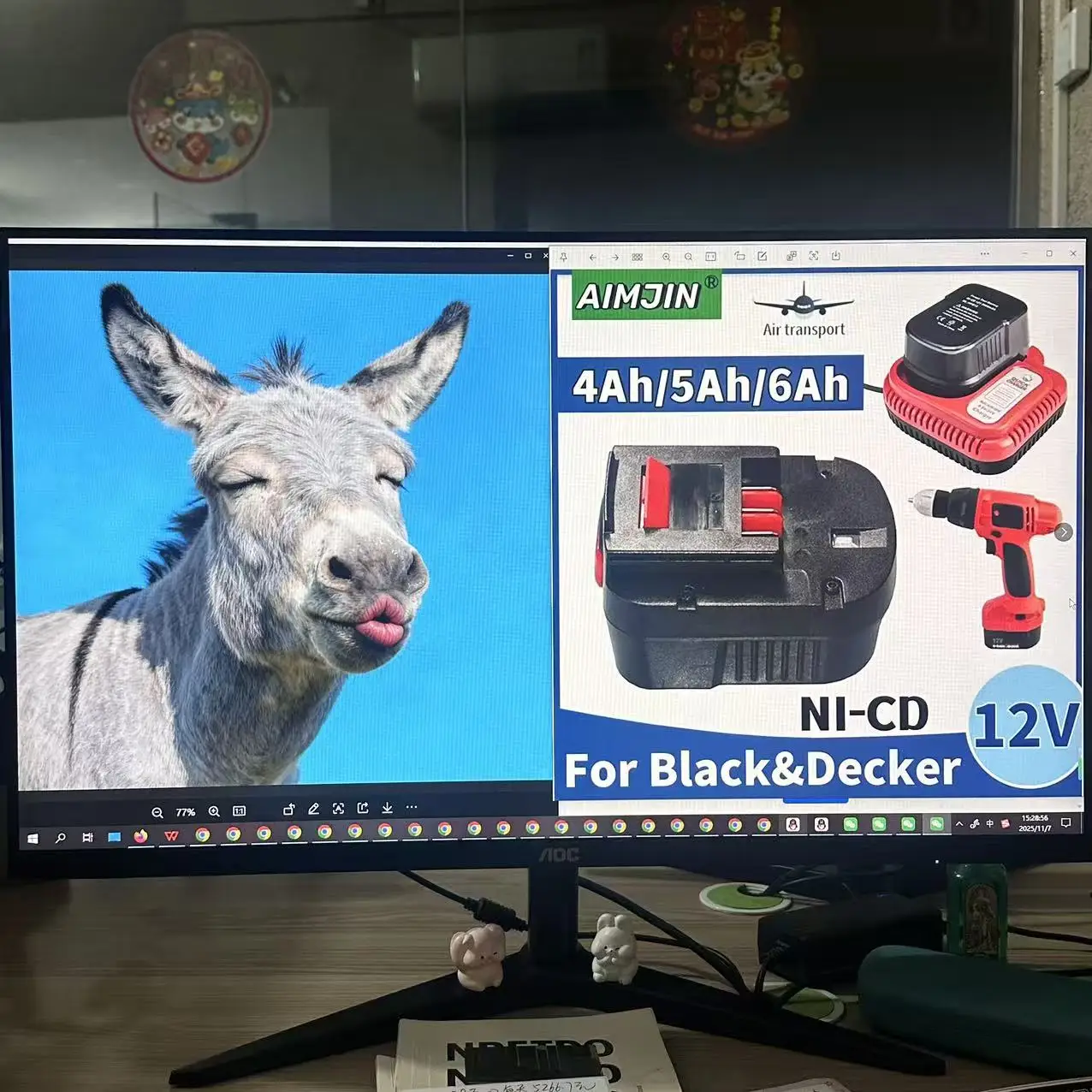 

NI-CD product 12V 6000mah Rechargeable Tool Battery for Black & Decker A12 A12ex Fsb12 Fs120b A1712 Replacement Dri+Charger