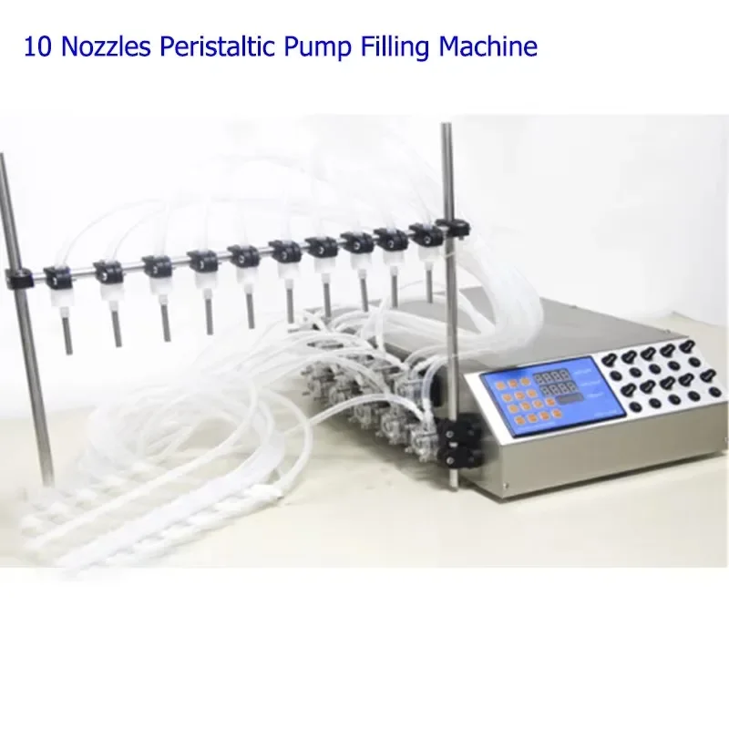 peristaltic pump semi automatic Digital Commercial bottle water Liquid Filling Machine