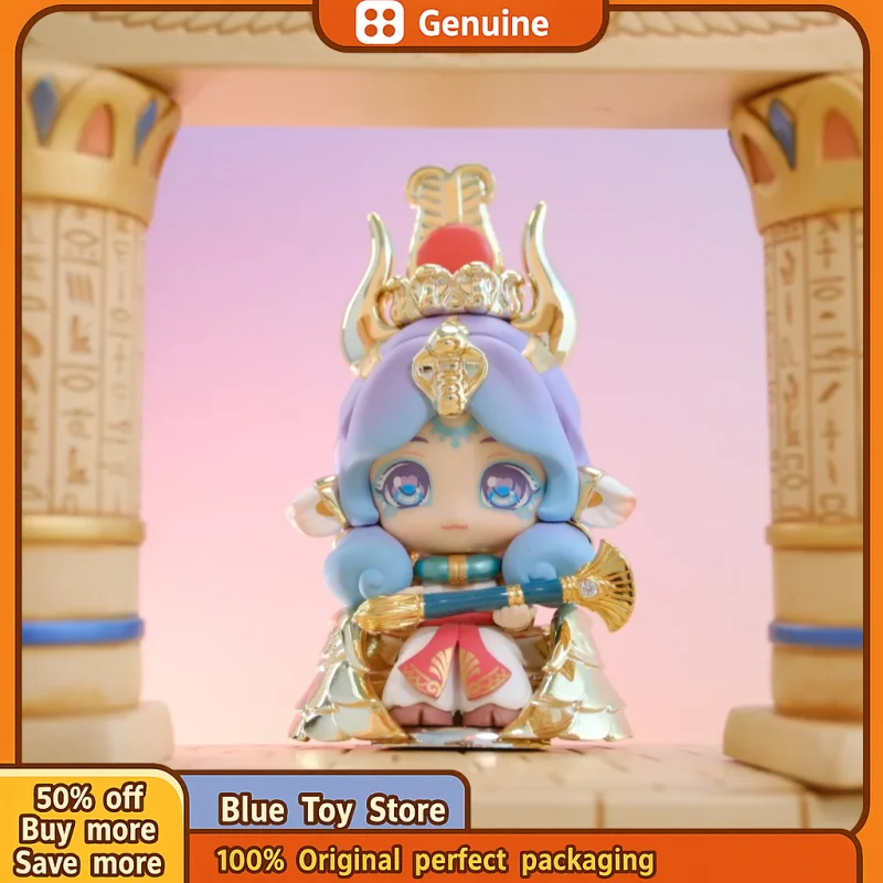 Echtes Aaru Garden Series 2-Blindbox-Spielzeug, ägyptische Figur, Caja Mystery Box, Misteriosa, schönes Spielzeugmodell, Geburtstagsüberraschungsgeschenk