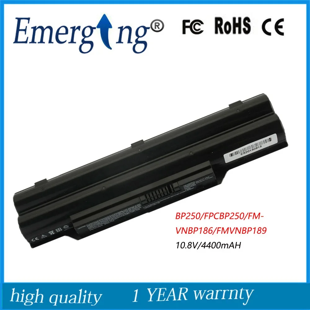 10.8V New Laptop Battery for Fujitsu A531 A521 A530 AH530 BP250 LH520 BH531  FPCBP250 FMVNBP186  FMVNBP189