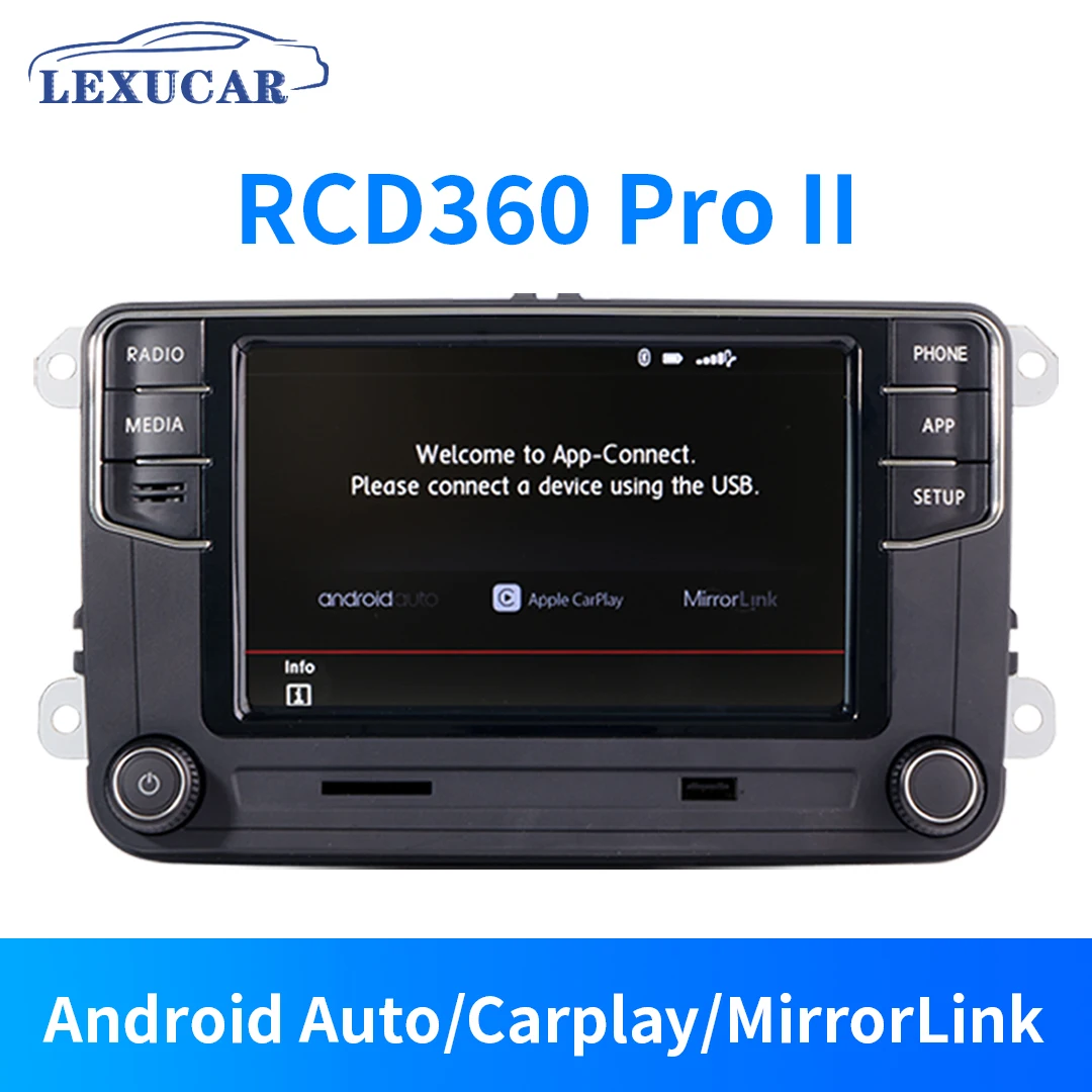 

Noname RCD360 Pro2 MIB Carplay Car Radio 6.5 inch Android Auto Multimedia for VW Passat B5 B6 CC Jetta 5 6 Golf MK5 MK6 Beetle