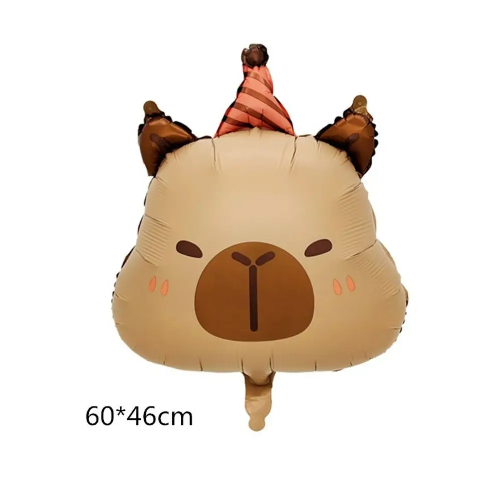 

10 pcs Random Aluminum Capybara Film Balloons Cute Multifunctional Party Decoration Balloons Multiple Occasions
