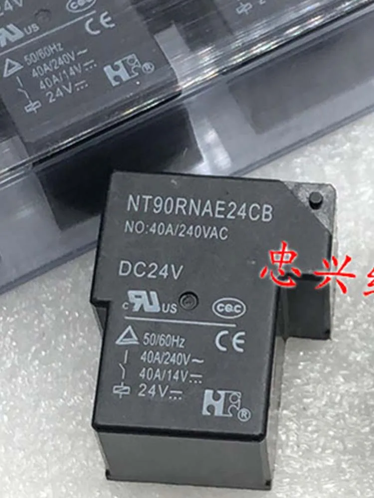 5 PCS NT90RNAE24CB NT90RNAE12CB DC12V DC24V 4 Pins 24V Relay  12V Relay  40A NT90RNAE24CB NT90RNAE12CB new