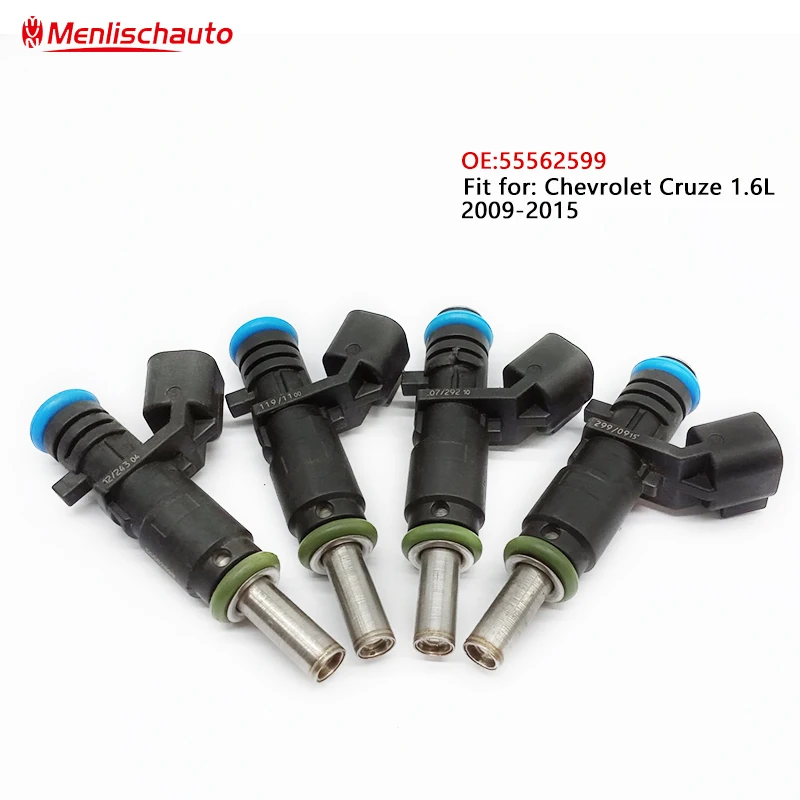 4PCS Original Fuel Injector Injection Nozzle 55562599 For Chevrol-et Cruze 1.6 AVEO OPEL ORLANDO ASTRA INSIGNIA ZAFIRA