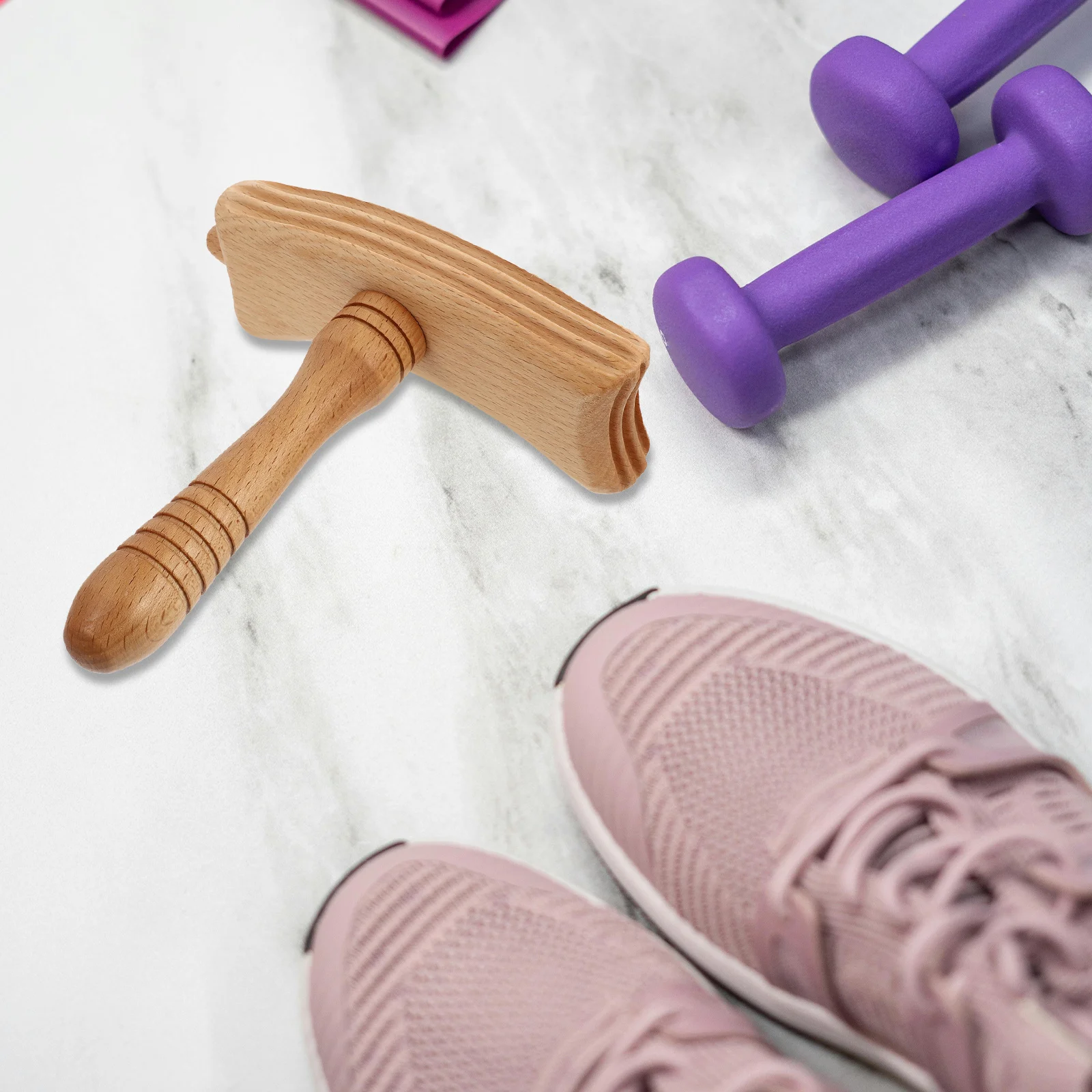 

Practical Wooden Guasha Stick Massage Tool for Whole Body Scraping Relief Fatigue Durable Ergonomic Design Home Travel Use