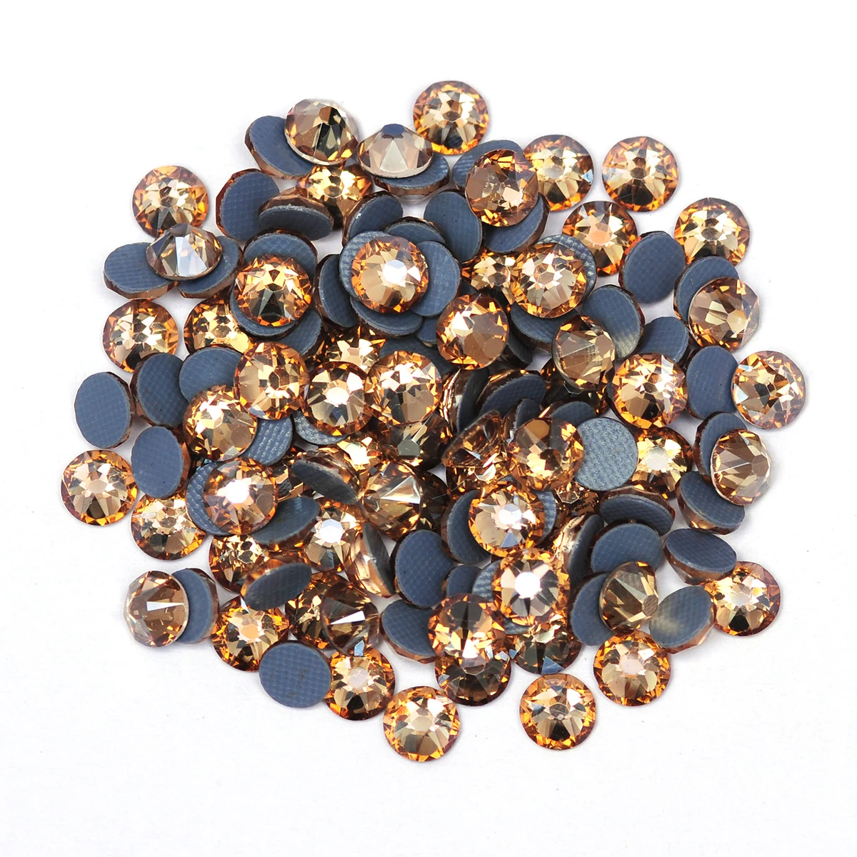 PUBRILEX-Crystal 16-Facetten Xirius Strass Schimmer AB Strass-Effekt Hotfix Flachrückseiten-Strasssteine für DIY-Kleidungsdekoration – Detail 2