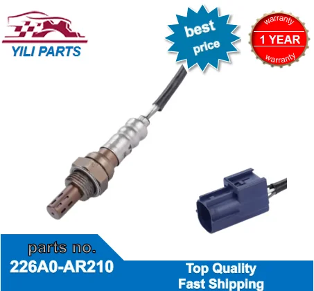 

New oxygen sensor rear 226A0-AR210 for Nissan pickup (ZN-D22F) 2009.10 Engine KA24