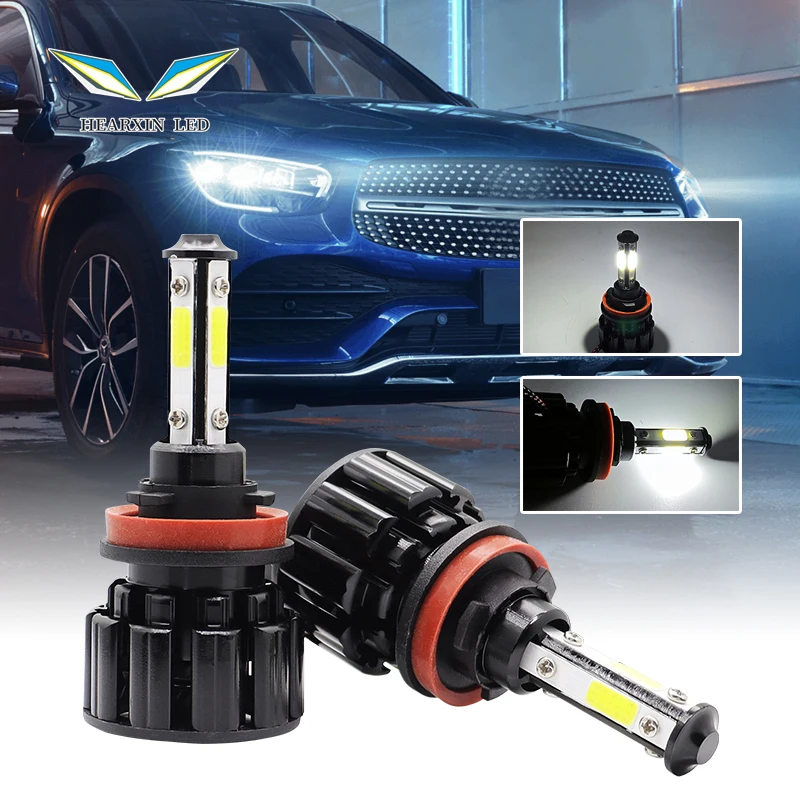 

2PCS 9004/HB1 9005/HB3 9007/HB5 H4/9003/HB2 H7 H11 H13 9006/HB4 LED Headlight Bulbs Car Headlamps Lights Auto Lamp 12V 6000K 80W