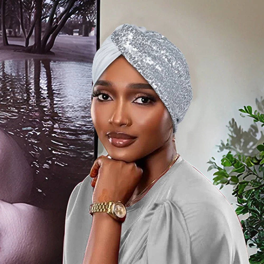 Afrikaanse Vrouwen Tulband Cap Chemo Kanker Hoed Underscarf Mutsen Motorkap Twist Knoop Hoofddoek Moslim Hijab Head Wrap Turbante Mujer