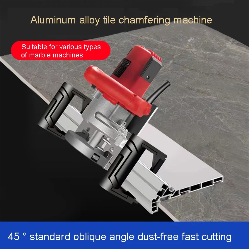 

Handheld Tile Chamfering Machine High Precision Tile Cutting Tool Ceramic Cutting Machine Dust-free Tile Chamfer Tool 220V 1800W