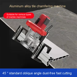 Handheld Tile Chamfering Machine High Precision Tile Cutting Tool Ceramic Cutting Machine Dust-free Tile Chamfer Tool 220V 1800W