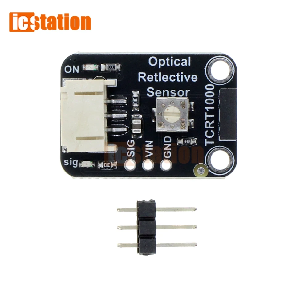 3.3-5V TCRT1000 High Sensitivity Reflective IR Optosensor Module Reflective Sensory Module Detection STEMMA QT/Qwiic
