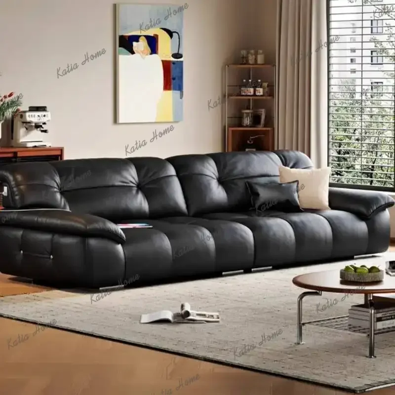 Factory Direct European Brown Living Room Sofas Recliner Sleep Mid Century Living Room Sofas Children Luxury Divano Soggiorno Ho