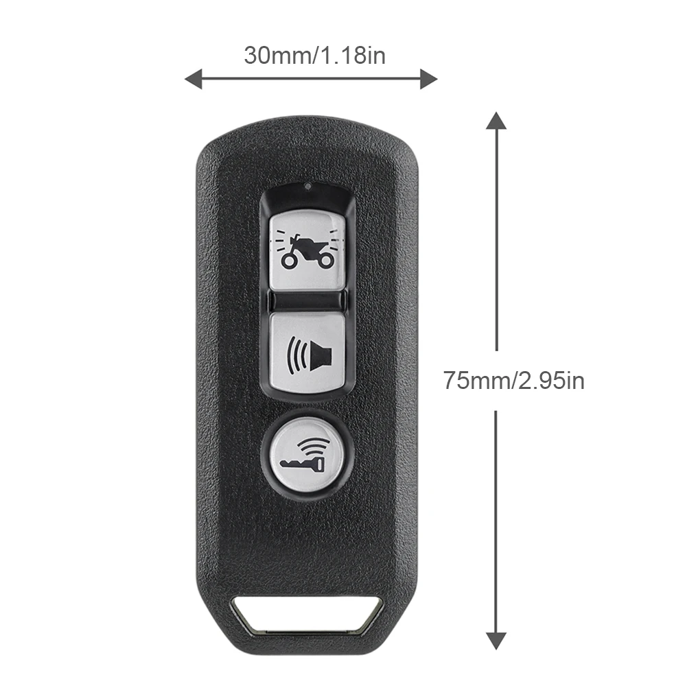 Für Honda Motorräder Roller 2017-2019 Motorrad Keyless Entry 2/3 Taste Remote Lock System Motorrad Remote Key Fob 433MHz