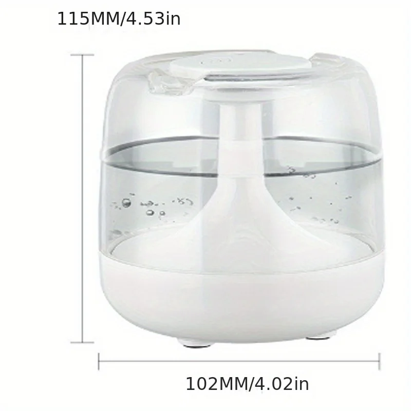 Petite machine d'aromathérapie pour chambre à coucher, mini veilleuse muette 2 en 1, humidificateur, grande capacité, purification de l'air par brouillard