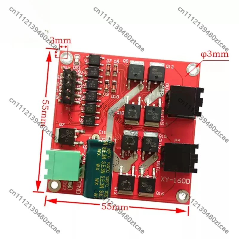 2 Channel H-Bridge DC Motor Drive Module, 7A Dual Way Forward Reverse PWM Speed Regulation Board with L298N Logic for DIY