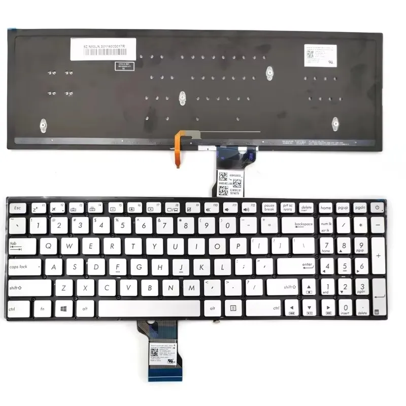 New Keyboard for Asus FX502 FX502V FX502VD FX502VD-NB76 FX502VM FX502VM-AS73 with backlit  US Layout