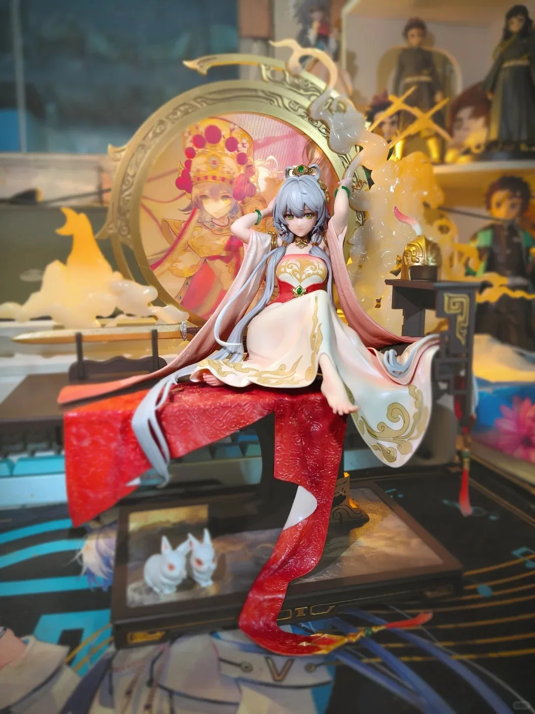 الجديد في المخزون Bearpanda Vsinger Virtual Idol Luo Tianyi 1/6 عمل الشكل مولان كلمات Ver نموذج لعبة الملحقات لعبة هدية #6