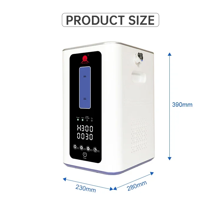 Home Medical Equipment Hydrogen Generator 99.99% H2 purity 300ml/min to 900ml/min AC110V/220V exporting to Middle East