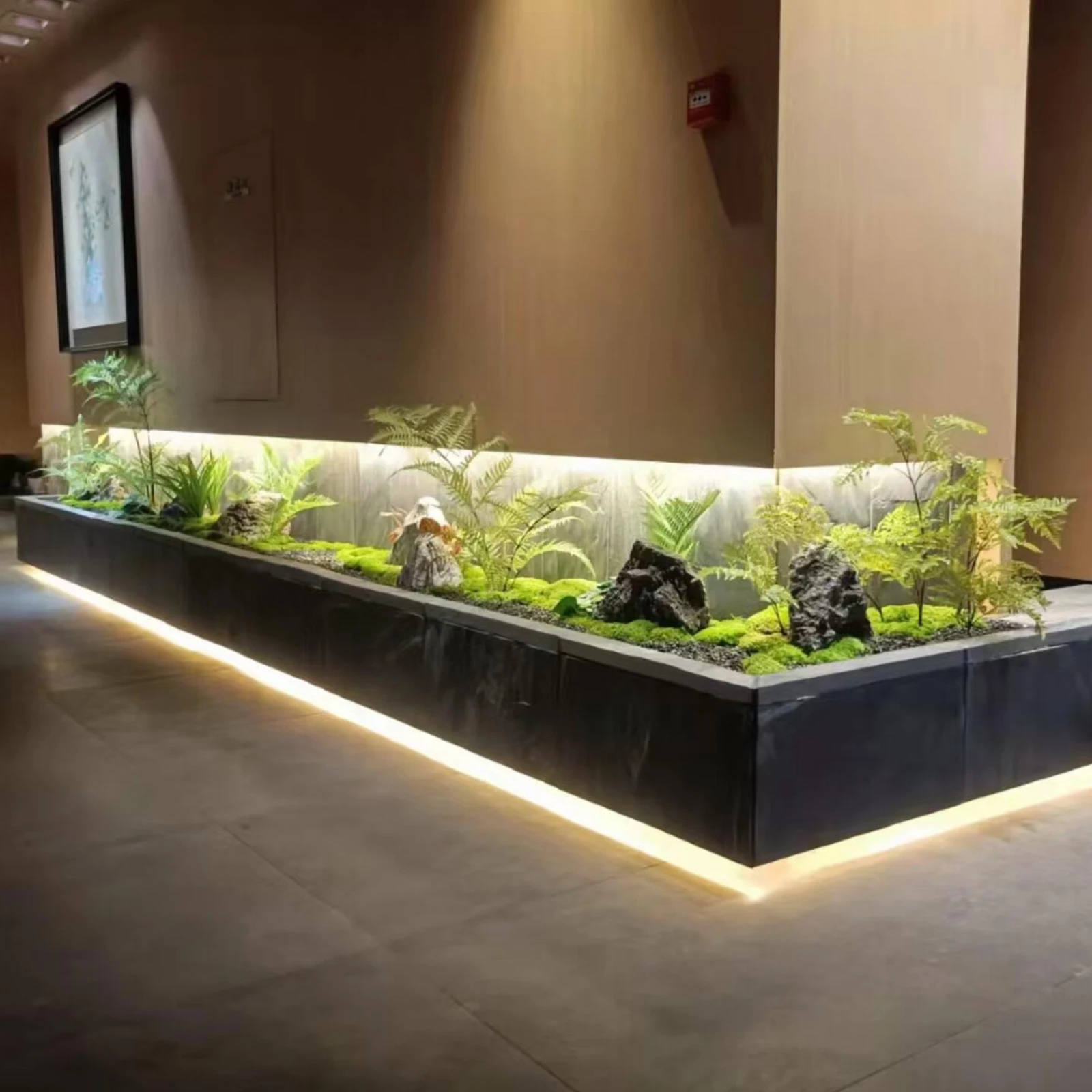 33-48cm Artificial fern leaves Persian grass plant wall accessories greening materials DIY landscaping home office decoration