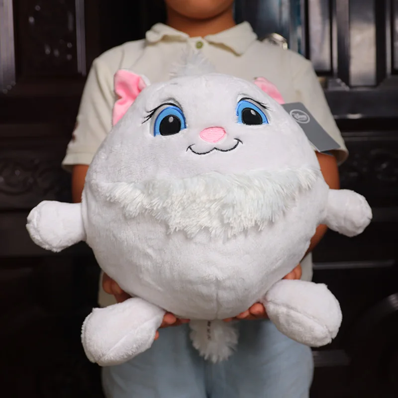 25cm Marie Cat Plush Pillows Toys Aristocats Large White Cat Cute Things Plushies Kawaii Cartoon Xmas Gift For Kids Girls