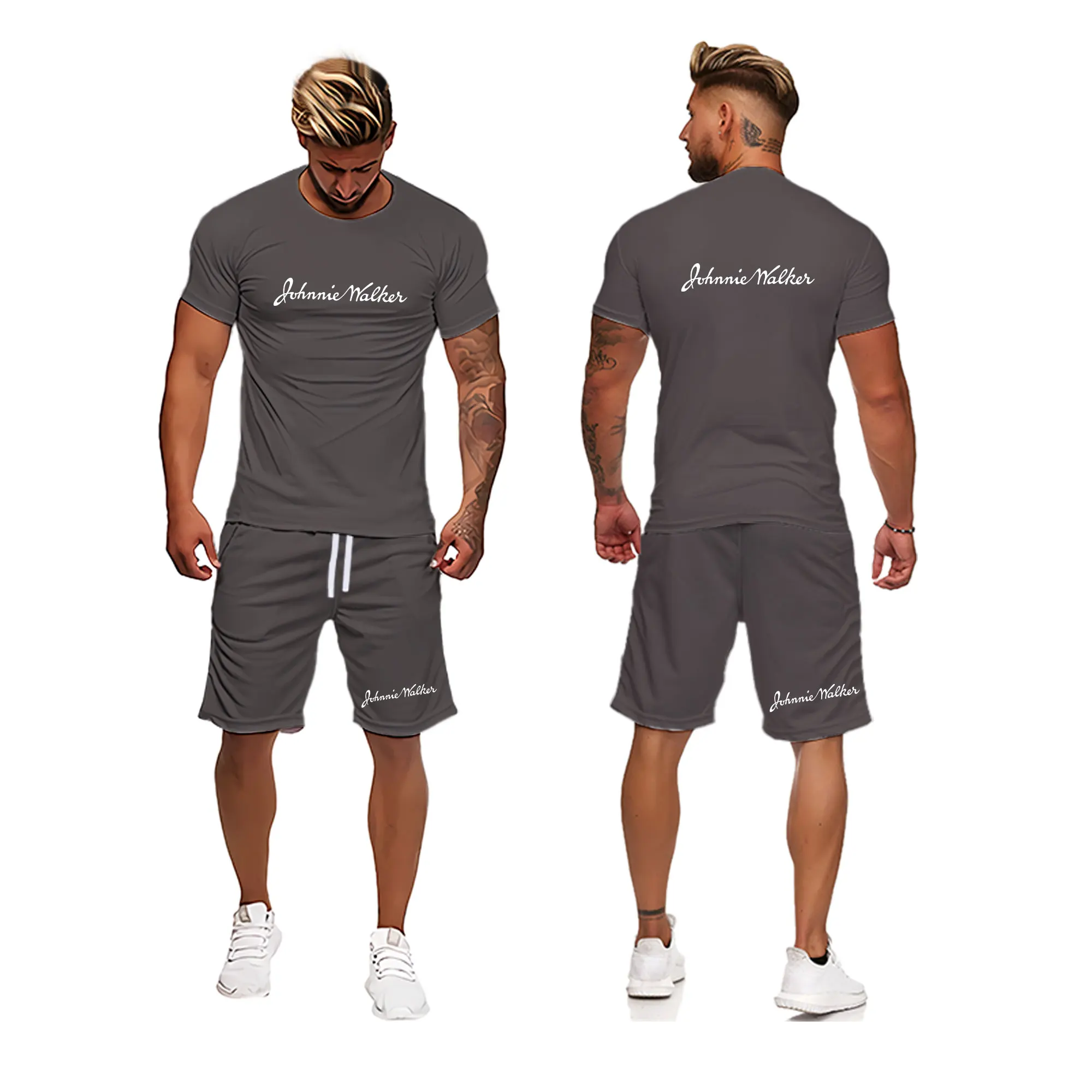 2022 Summer Men's T-Shirt Set material Comfortable and Cool Men Tracksuit T-shirt Shorts outfits Sets Oversized Cloth