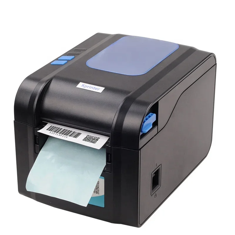 Spotlight   EU US UK AU XP-370B/370BM Thermal Printers 80mm Dual Function Receipt/Label/Barcode Shipping Bill Sticker Printer He