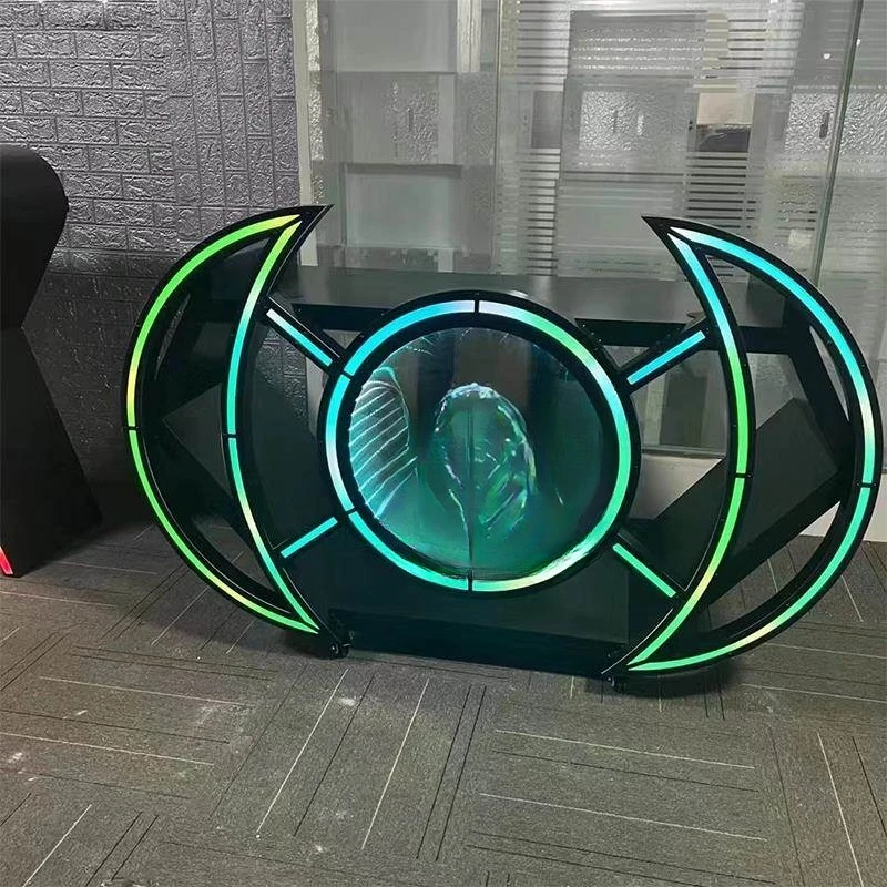Bar luminous DJ table, flash LED stereo, disc player, cool nightclub private room tuning, voice-activated mixing table