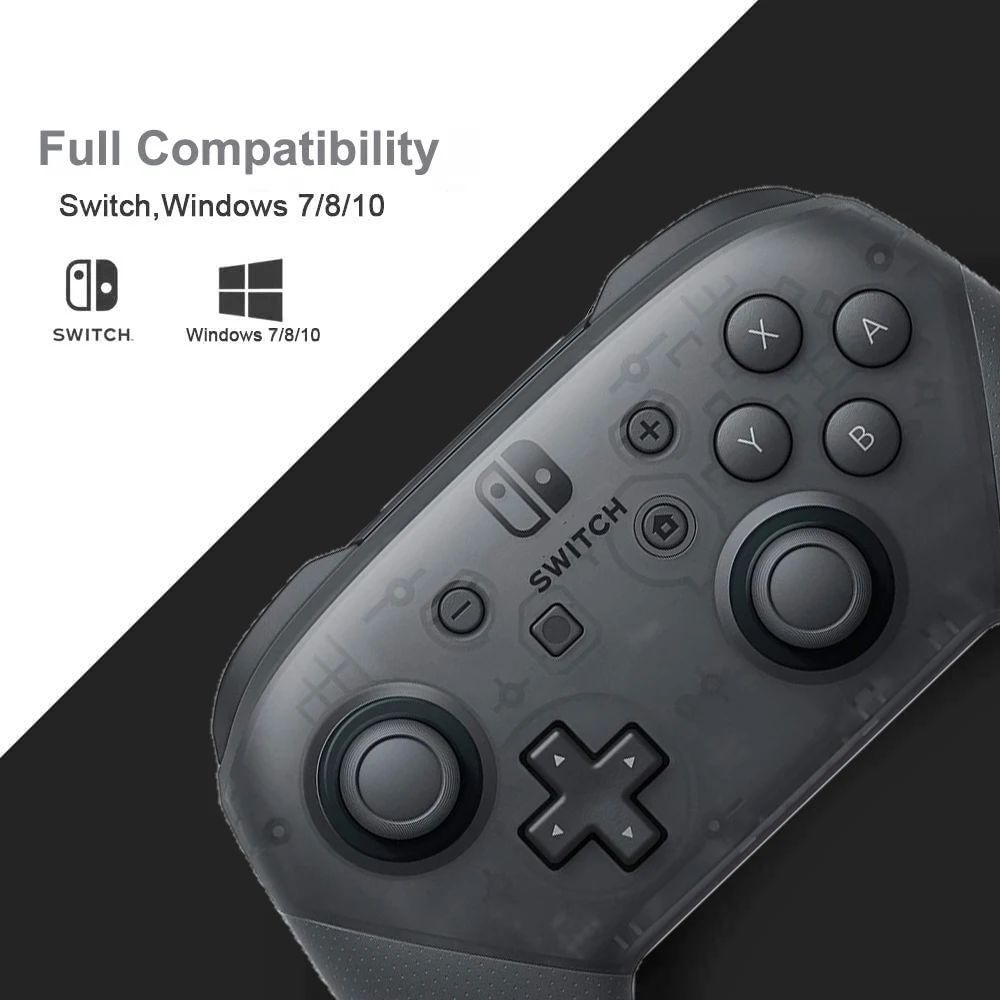 Wireless Bluetooth Switch Pro Controller Gamepad For Nintend Switch/Lite/Steam Game Joystick With NFC And Wake Function