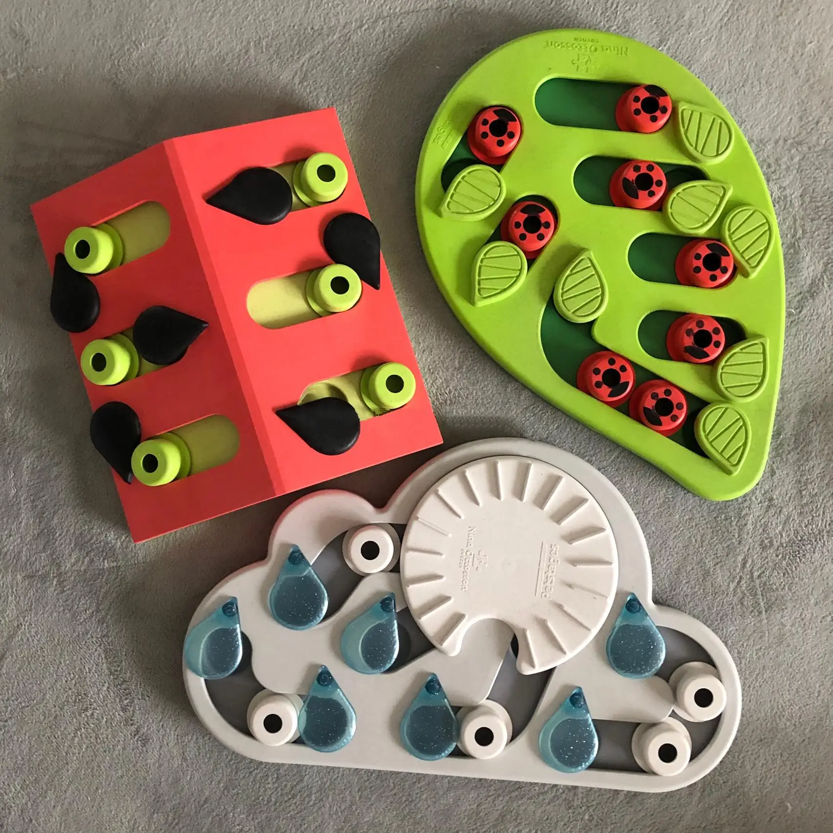 

Dog Toy Interactive Slow Feeder Puzzle Plaything Mouse on Board Temptation Scratching Board for Pets nce Enhance...