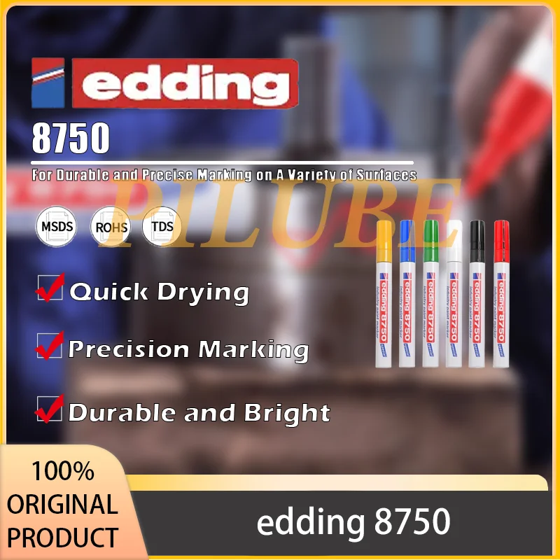 

Edding 8750 Paint Marker Pen for Electronics and Industrial Applications Original Product