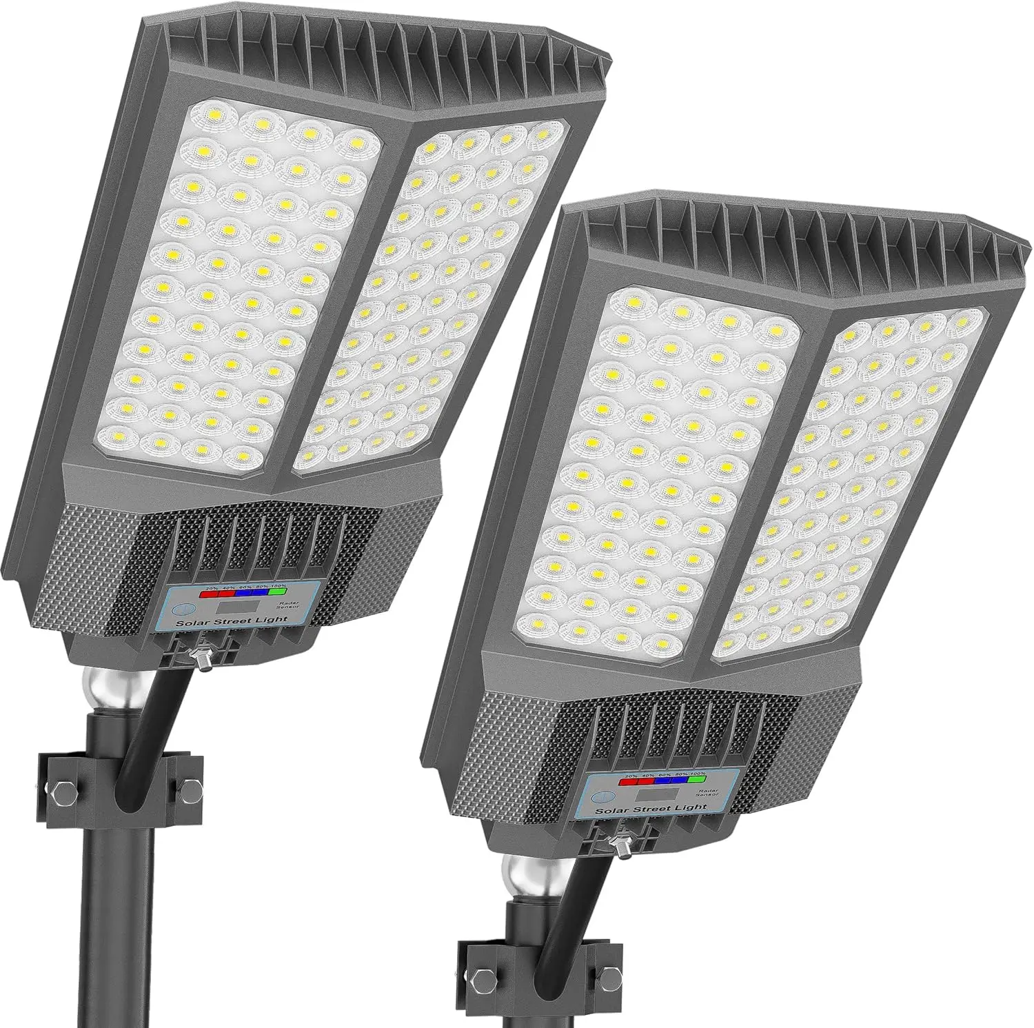 

Солнечные уличные светильники, светодиодный прожектор с датчиком движения и пультом ДУ для парковки, двора