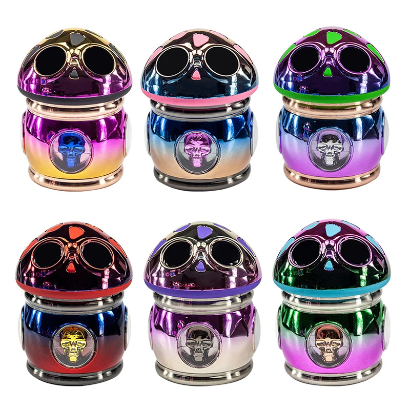 

Mushroom Herb Grinder Large Manual Spice Pepper Mill Salt Mortar Pestle Tobacco Raw Grass Grinder Smoking Cigarette Accessories