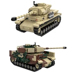 Hot Panzer IV G Type Tanks Military Models WW2 DIY Assembly Bricks Building Blocks Education Toys Creative Birthday Gifts