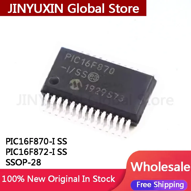 2Pcs PIC16F870-I SS PIC16F872-I SS PIC16F872 PIC16F870 -I SS SSOP-28 IC