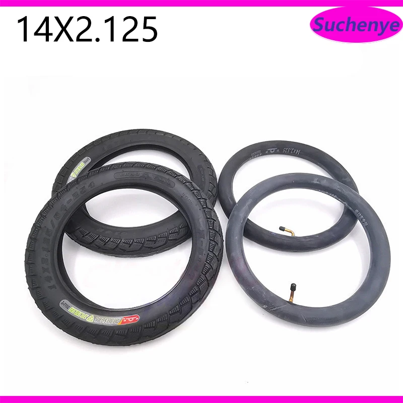 14x2.125 54-254 bike folging Electric scooter tyre 14*2.125  tube for Many Gas  Scooters 14 inch E-bike wheel tire