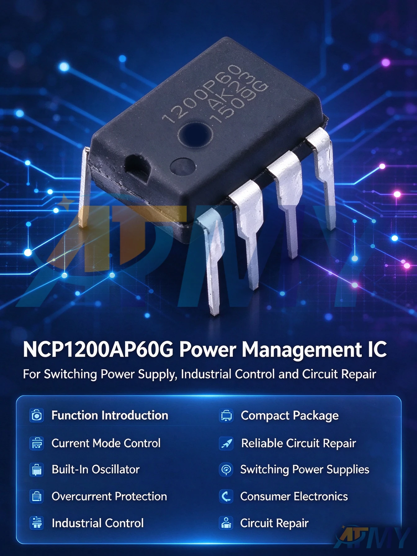 NCP1200P100 NCP1200AP60 NCP1200P40 LCD power management IC
