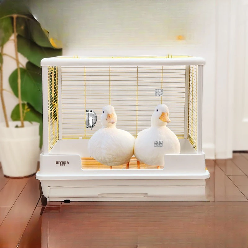 

Large Pet Cage for RabbitsGuinea Pigs ChicksSpray Urine Design, Indoor Home Breeding Enclosure for Call Duck & Small Animals