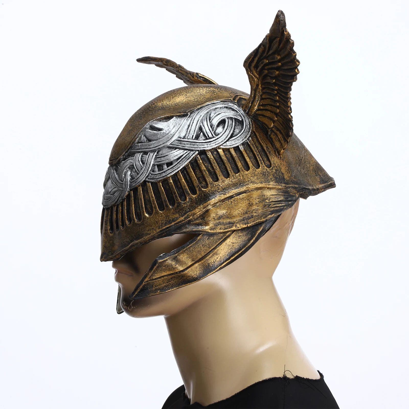 Frauen Männer Rollenspiel Plastik Helm Kopfbedeckung Party Requisiten für Mottoparty Maskerade Kostüm Zubehör Helm Bühnenauftritt