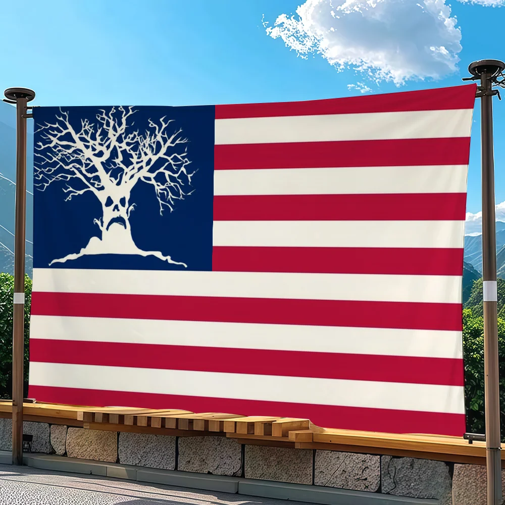 Sematary Haunted Mound Harold The Tree USA flag for Camping Decoration Outdoor & Garage Wall Hanging Decorations